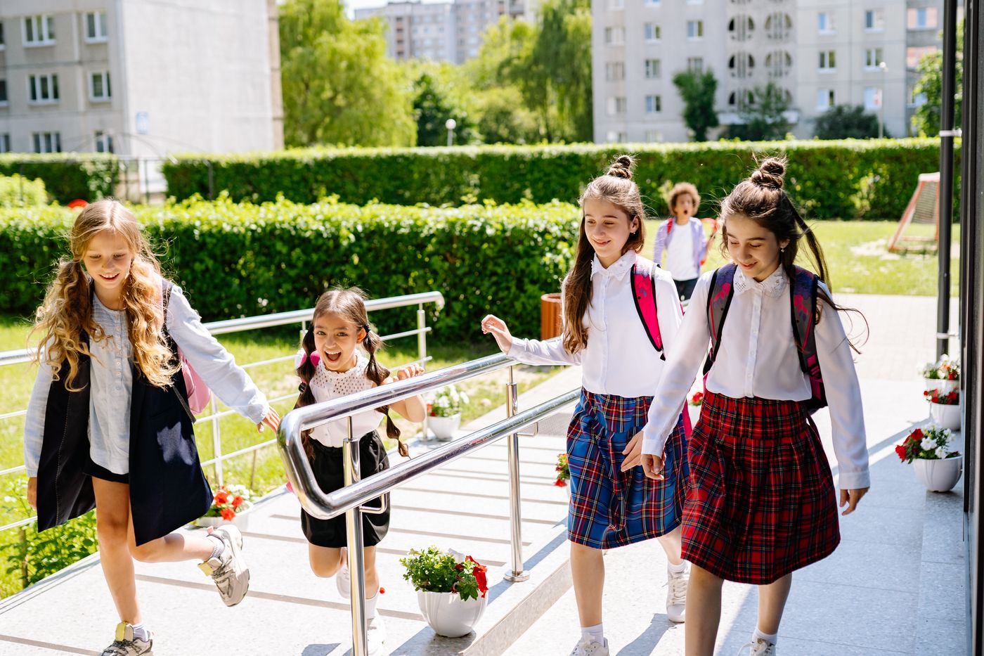Hero-Foto: Kinder der Schule